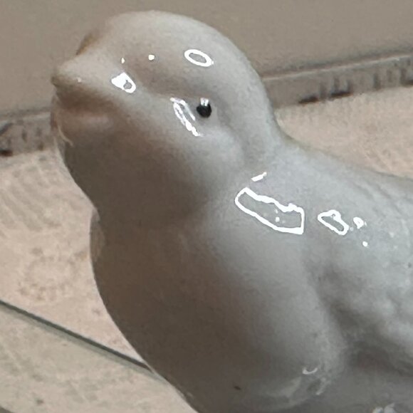 Porcelain Dove Bird Ornaments Two Clip on Christmas Tree Holiday Home Decor - Picture 4 of 8